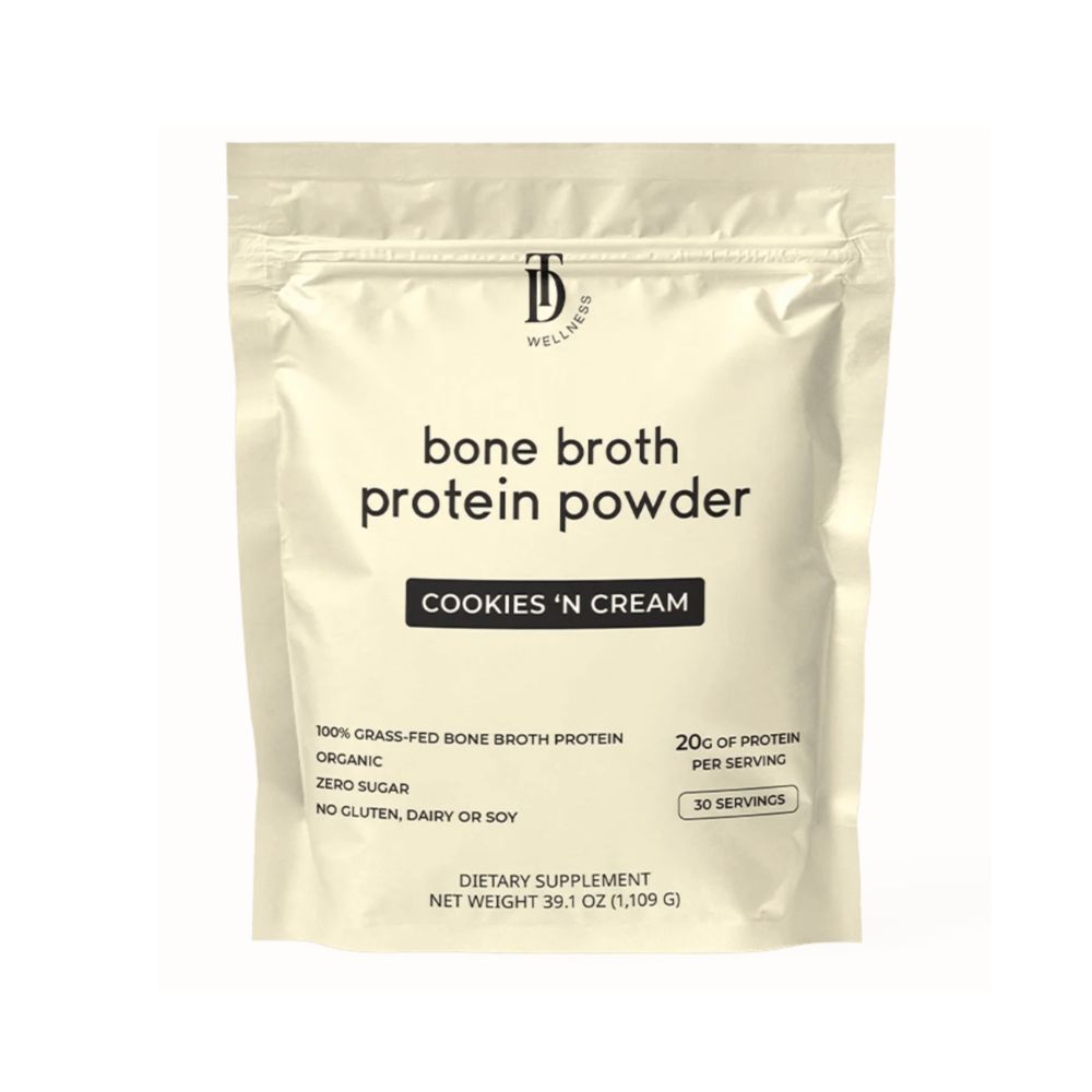 Bone Broth Protein Powder Cookies and Cream